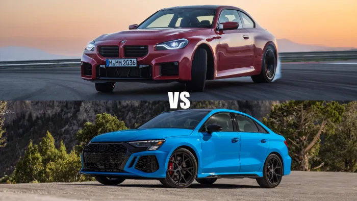مقایسه بی‌ام‌و M2 و آئودی RS3 2024