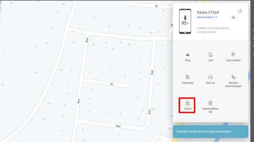 نحوه باز کردن قفل گوشی سامسونگ با استفاده از SmartThings Find