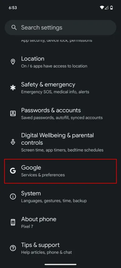 باز کردن قفل گوشی اندروید