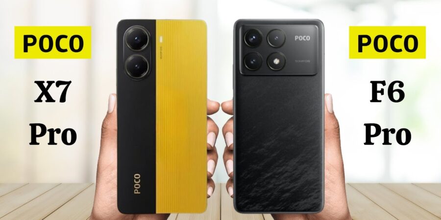 مقایسه جامع گوشیهای پوکو X7 پرو و پوکو F6 پرو 1 مقایسه پوکو x7 پرو و f6 پرو