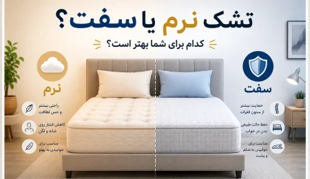 مقایسه تشک نرم و سفت؛ کدام گزینه برای شما مناسب‌تر است؟