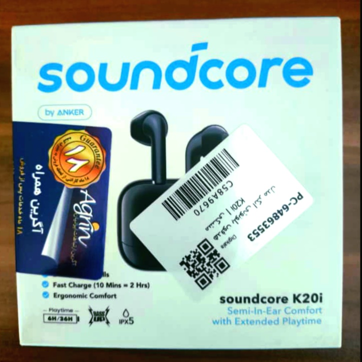 ایرپاد anker k20i با گارانتی ۱۸ ماهه زیر قیمت