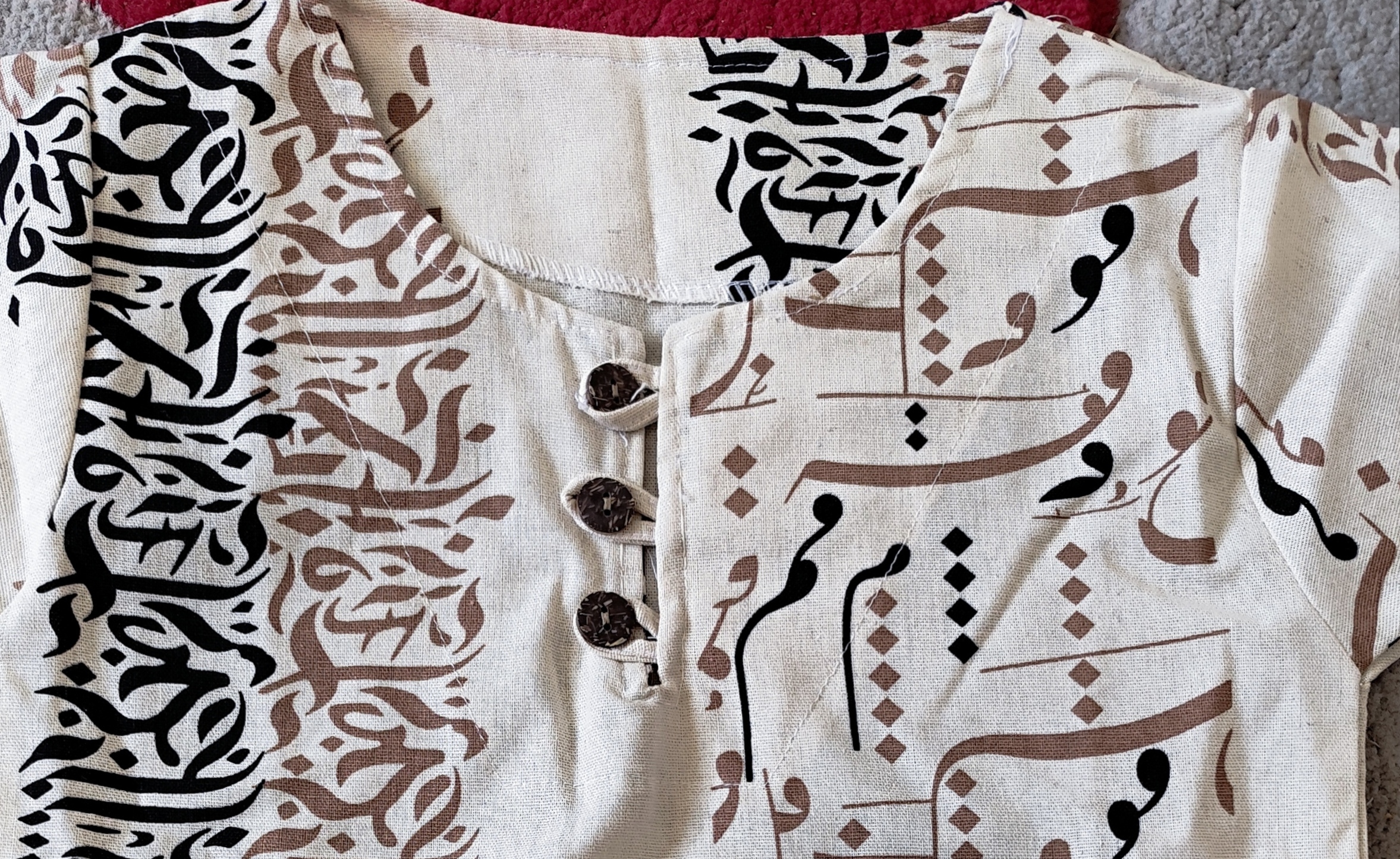 لباس طرح دار بچه گانه