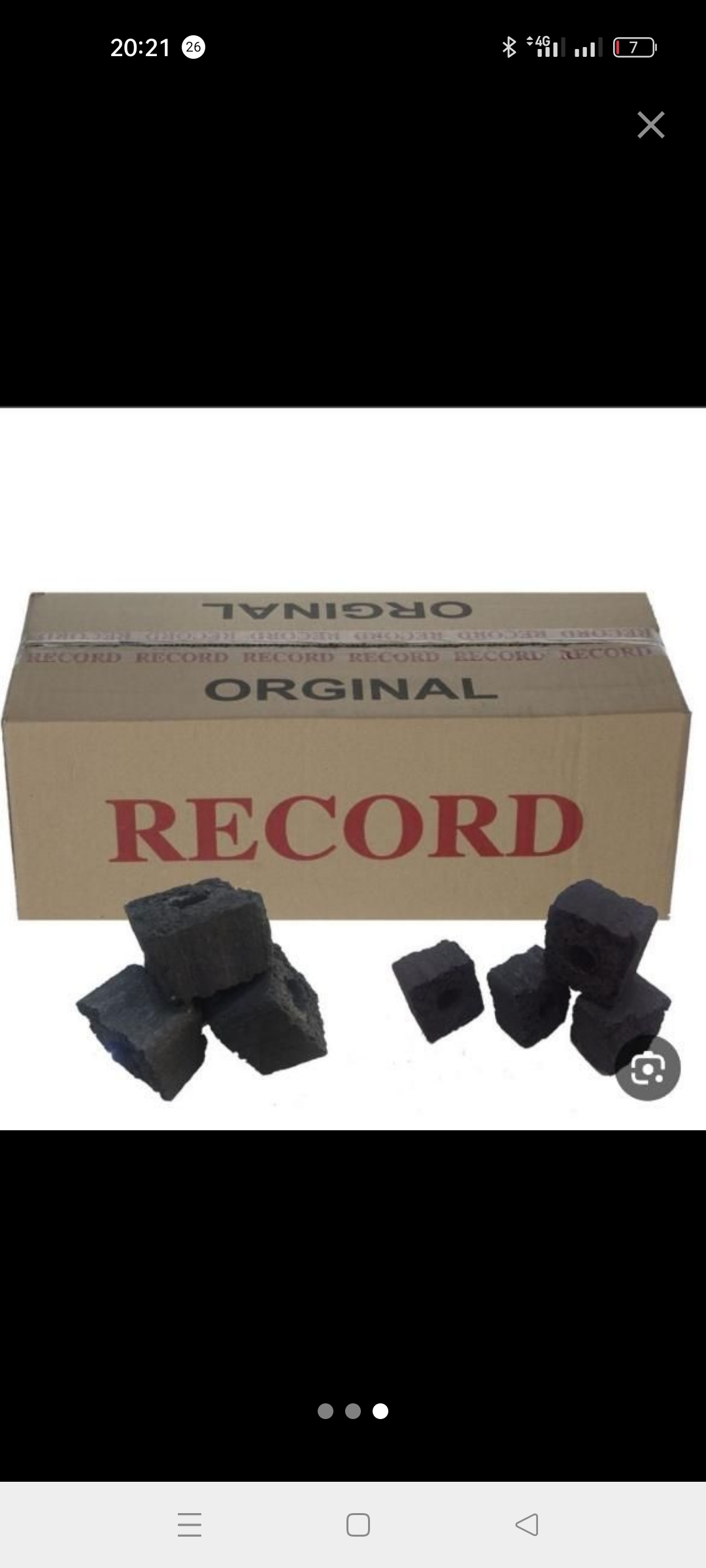 زغال قلیان فشرده صادراتی درجه1