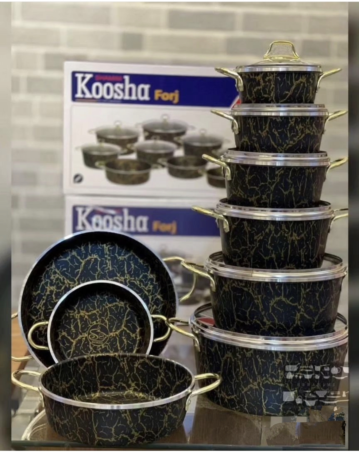 سرویس قابلمه گرانیت ماربل