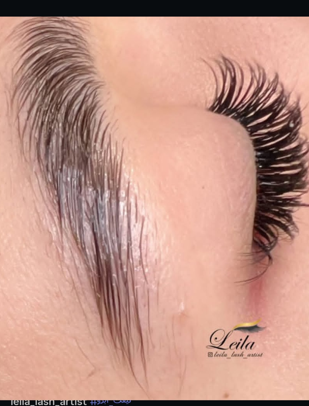 اکستنشن مژه و لیفت ابرو