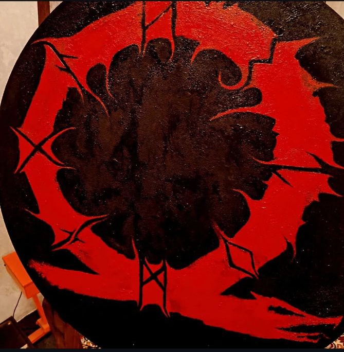 تابلو نقاشی خدای جنگ