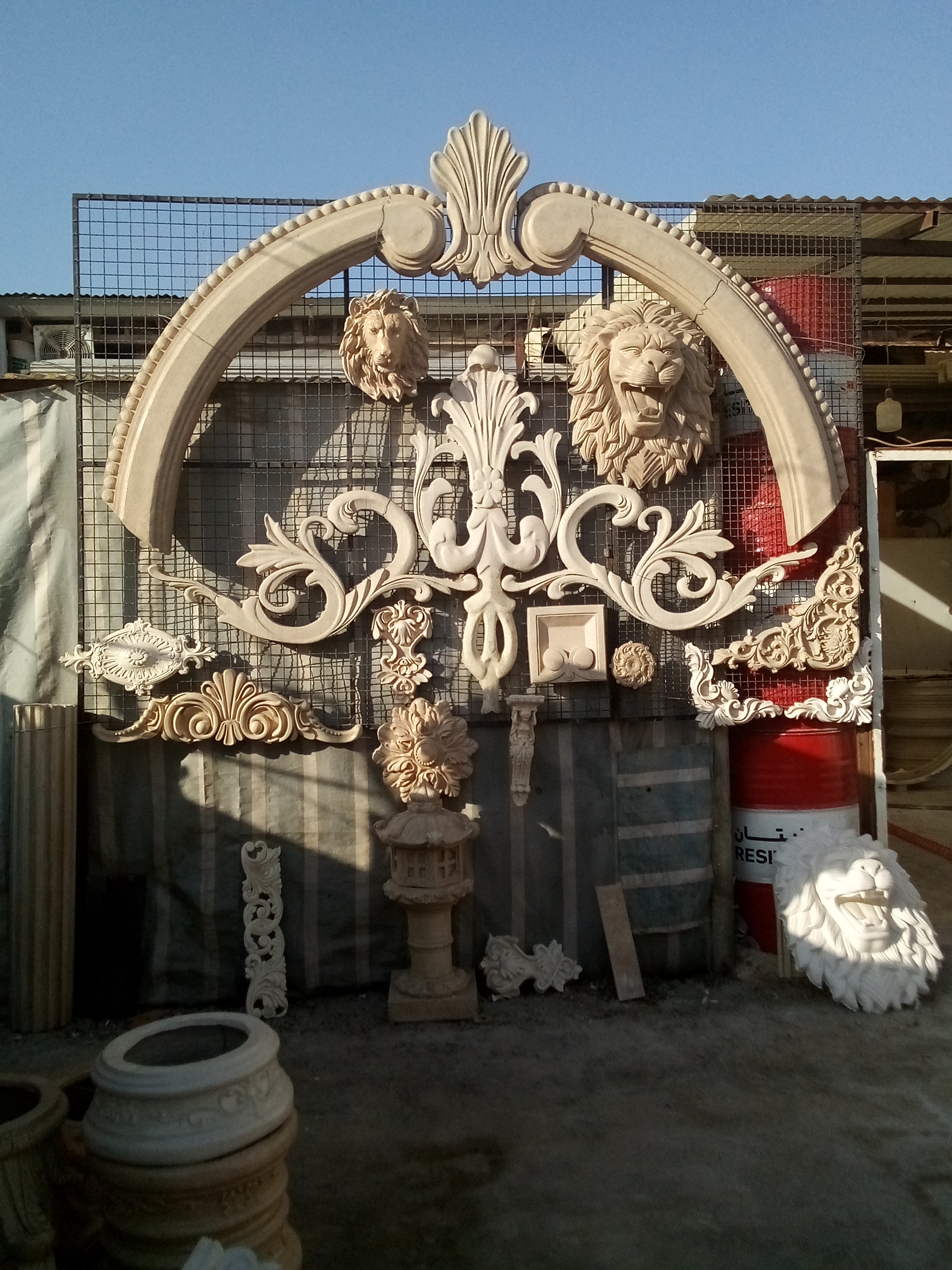 سنگ تک ریتون تولید سرستون نما رومی