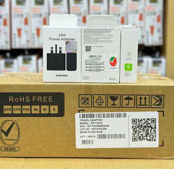 شارژر سامسونگ اصلی ۲۵وات شارژفوق سریع super fast charging