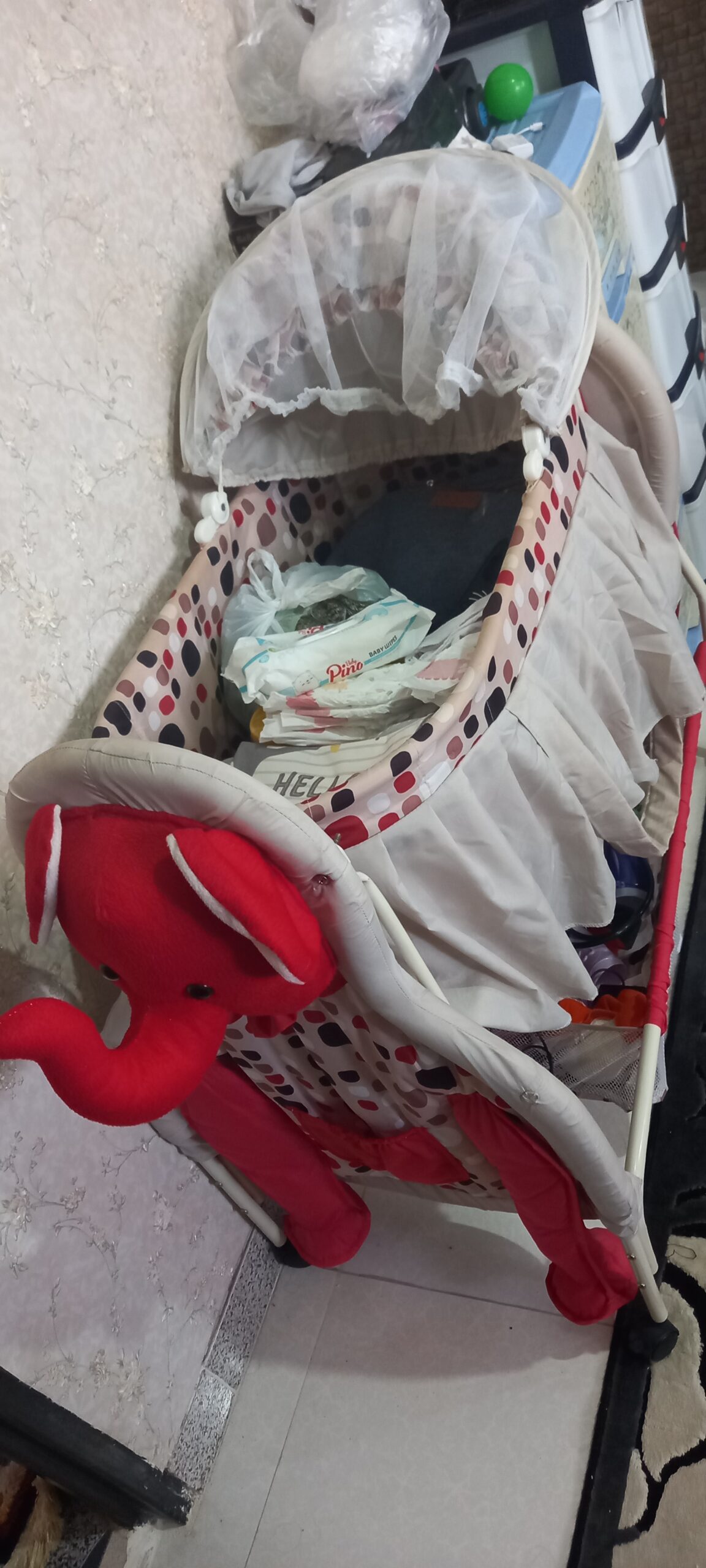 گهواره دوطبقه بچه