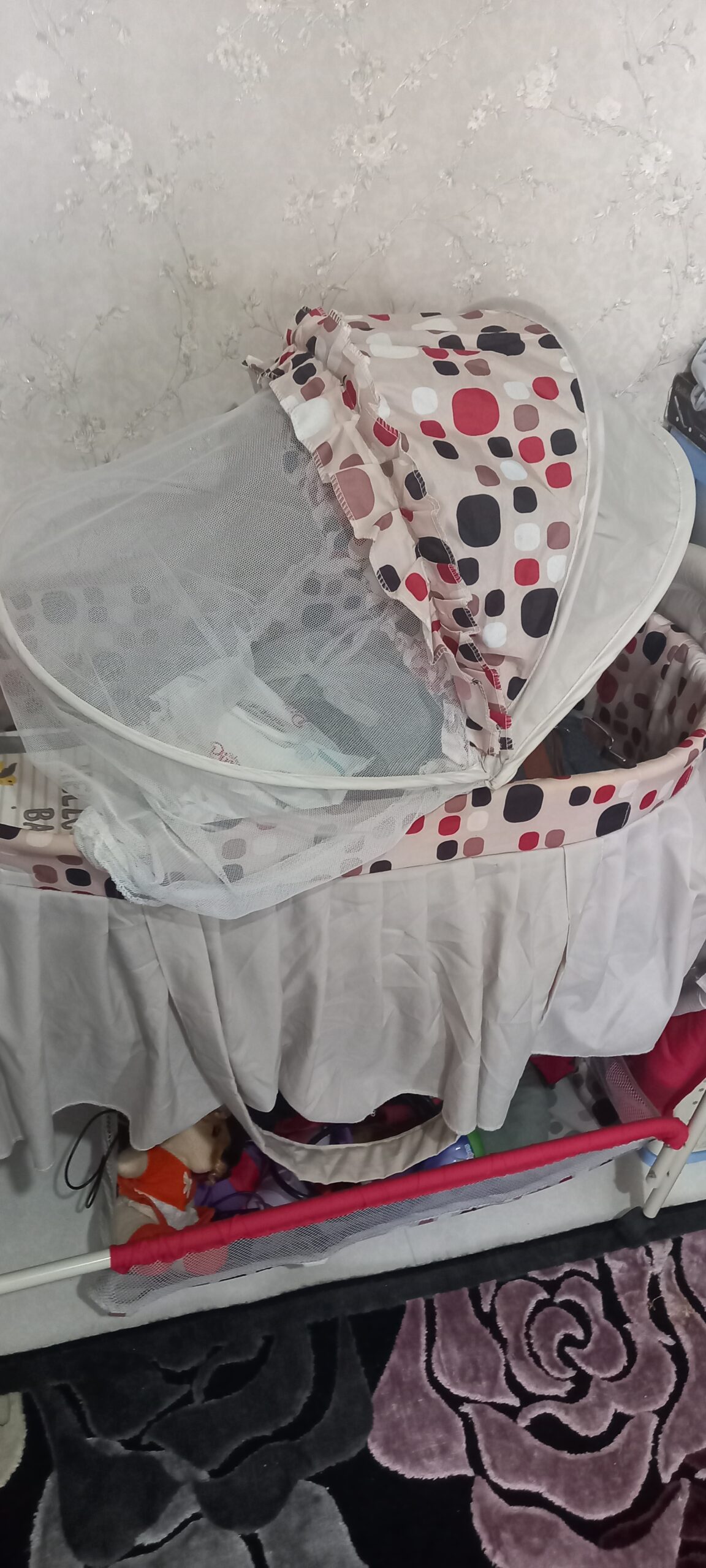 گهواره دوطبقه بچه