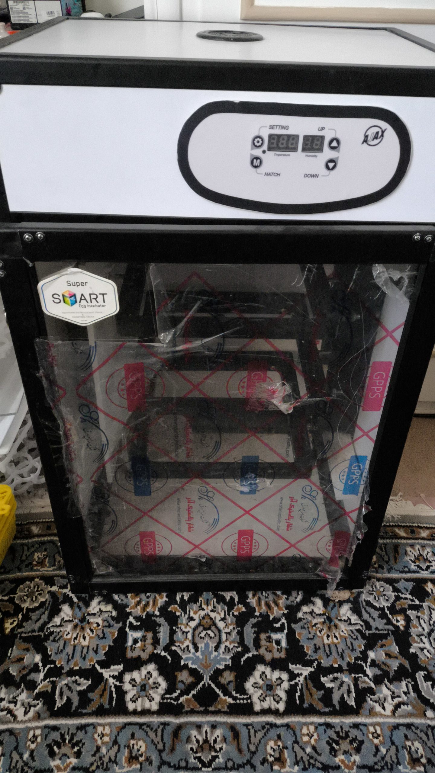 دستگاه جوجه کشی ۱۲۶تایی اسکندری(مدل آژاکس)