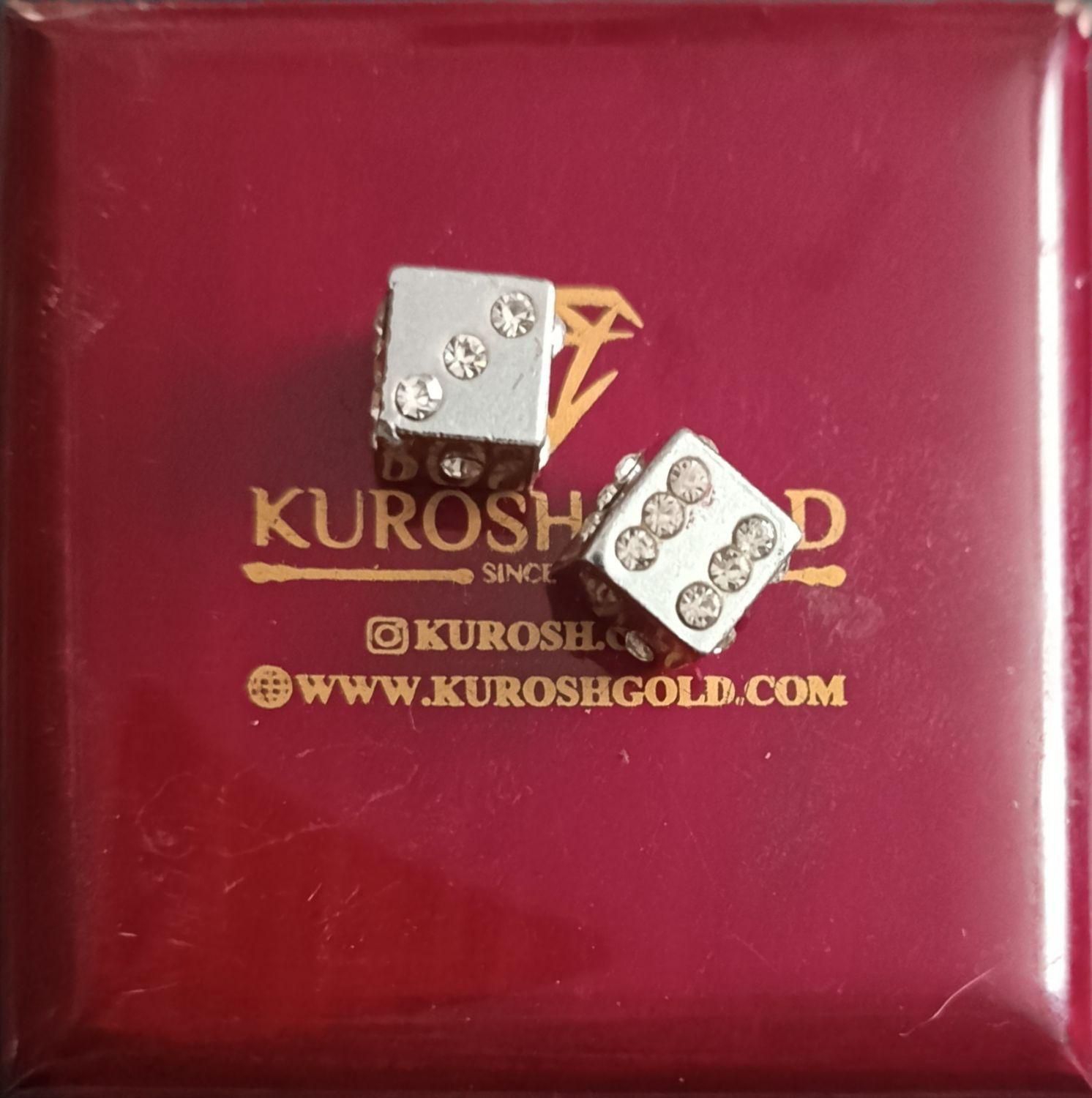 دوجفت تاس بازی سنگی وفلزی