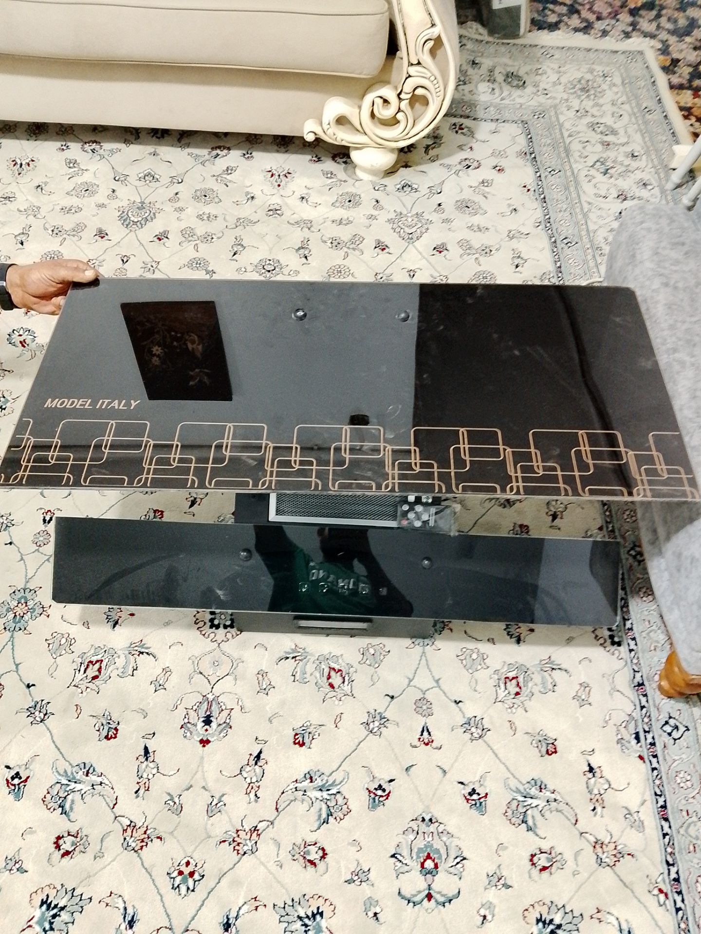 هود لمسی به همراه گاز رو میزی ۵ شعله سرامیکی