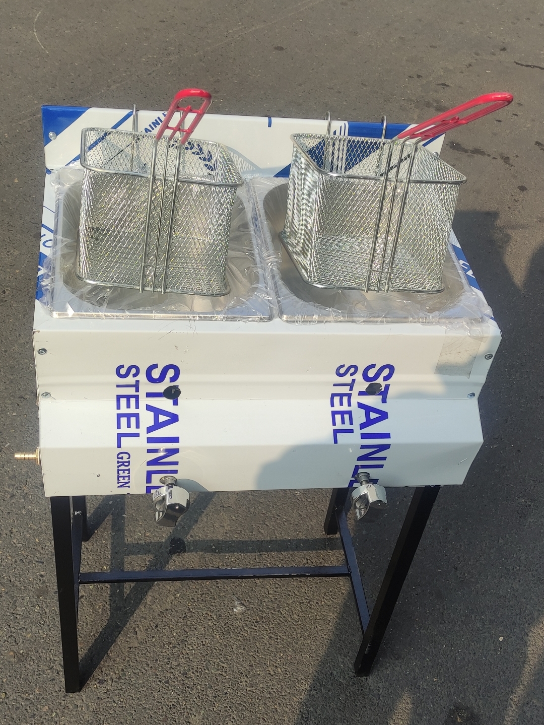 سرخکن دو لگن و تک لگن گازی رومیزی و پایه دار