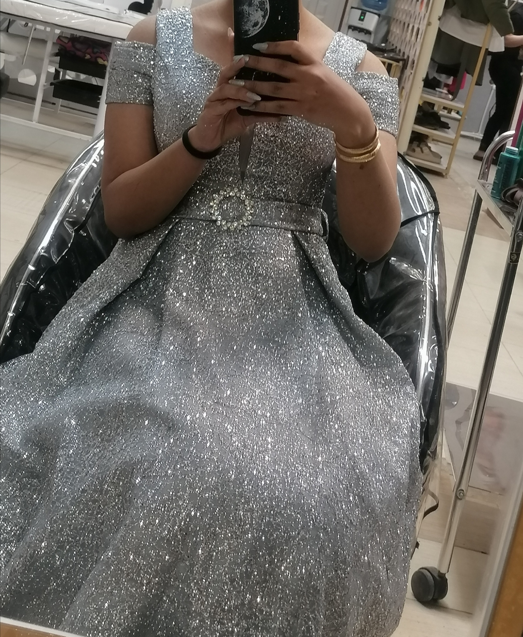 لباس مجلسی شاین دار ترک