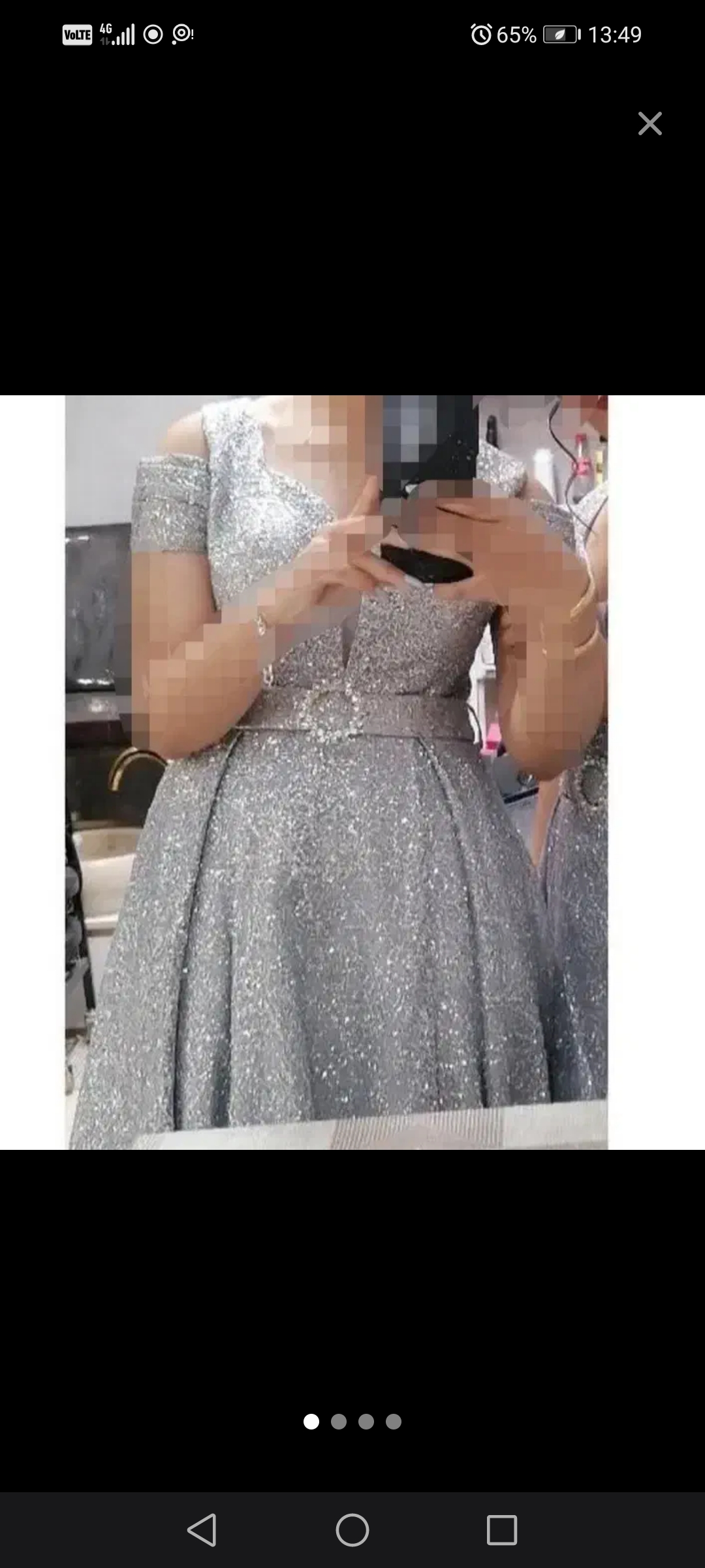 لباس مجلسی شاین دار ترک