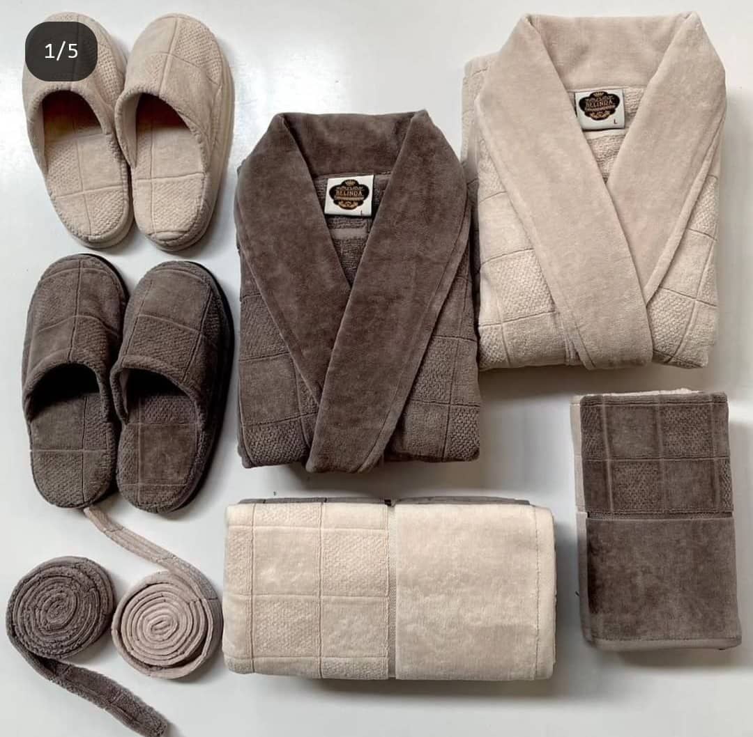 حوله تن پوش و حمامی و دستی