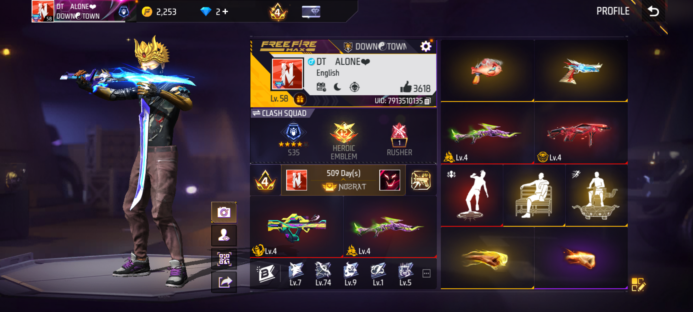 فروش اکانت فری فایر فوری