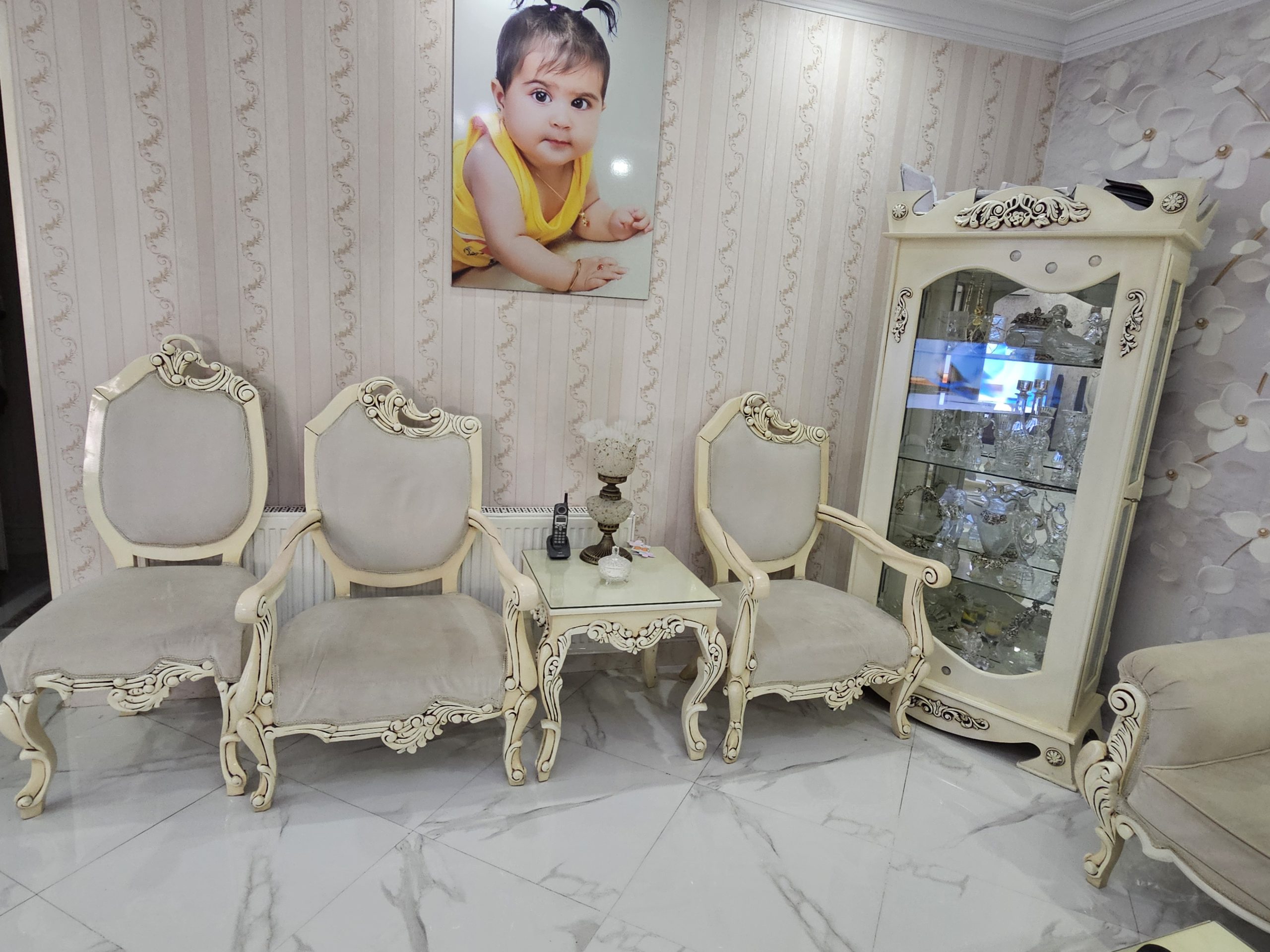 مبل کلاسیک ۹ نفره راش گرجستان