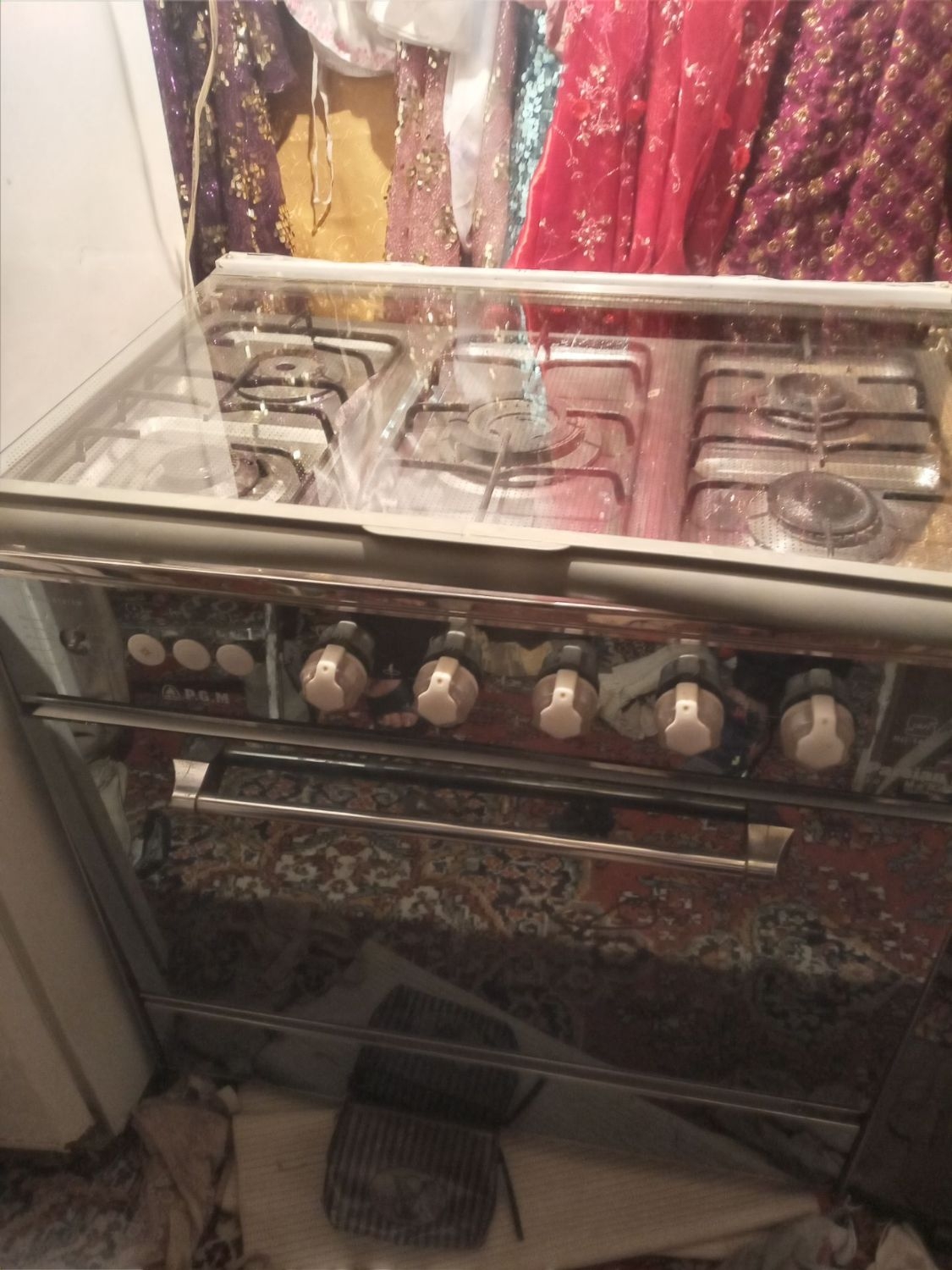 گاز طرح فر صفحه استیل