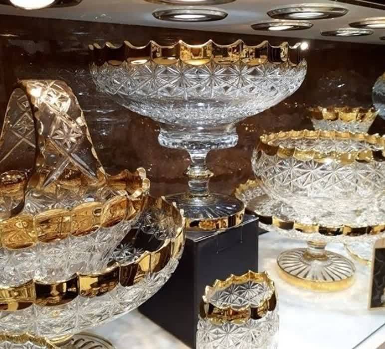 ظروف کریستال وارداتی بوهمیا اصل