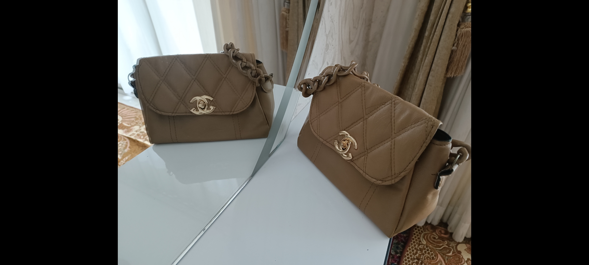 کیف قهوه ای رنگ